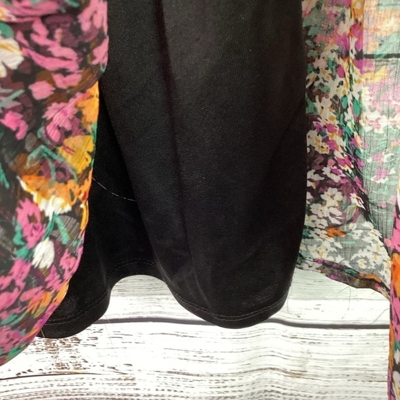 VINCE CAMUTO SIZE M FLORAL DRESS‎ SUMMER FALL MIDI - Picture 10 of 11